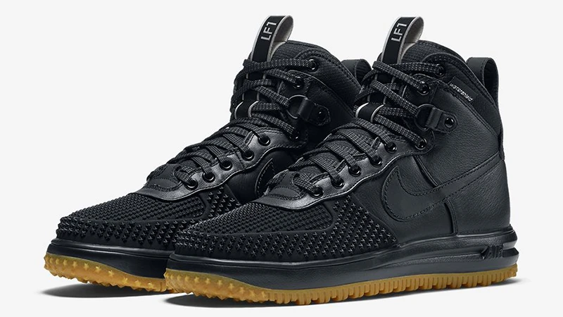 Кросівки чоловічі Nike Lunar Force 1 Duckboot "Black" (805899-003) — фото 3