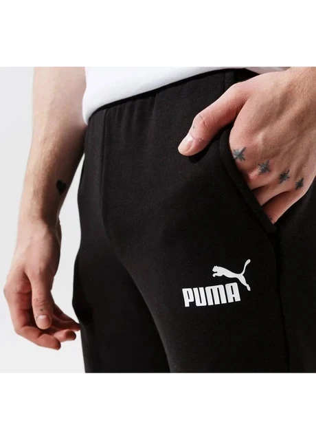 Брюки чоловічі Puma Essentials Logo Pants Black (846820-01) — фото 3