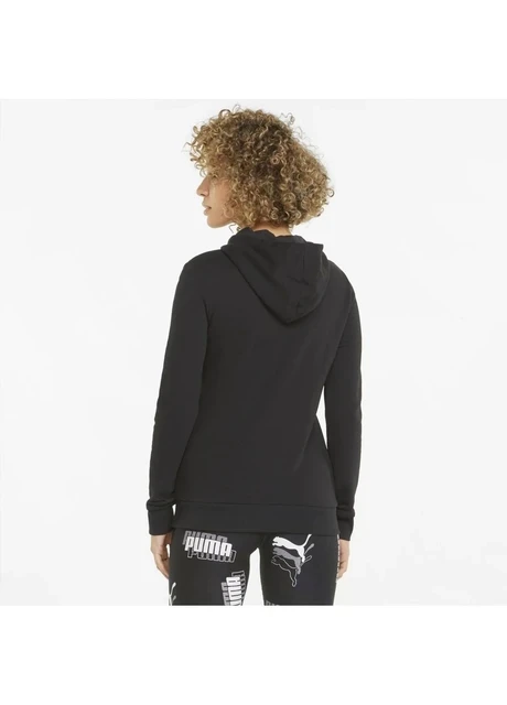 Кофта жіночі Puma Power Graphic Hoodie Tr Black (847114-01) — фото 5
