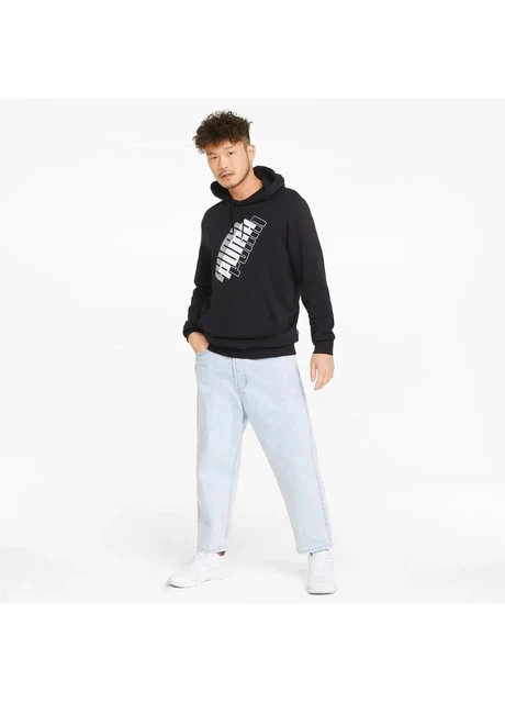 Кофта чоловіча Puma Power Logo Hoodie (847378-01) — фото 6