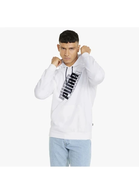 Кофта чоловіча Puma Power Logo Hoodie (847378-02) — фото 4