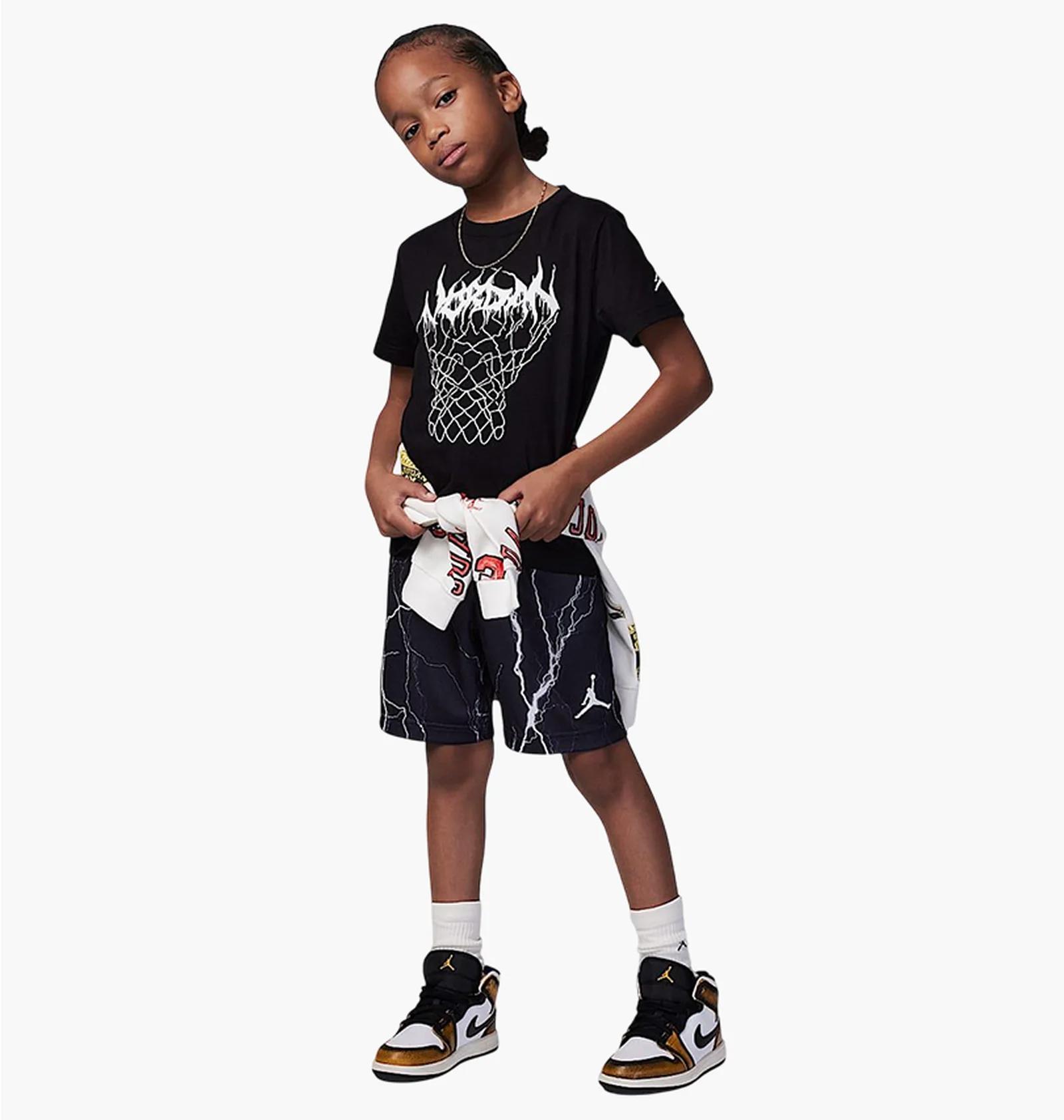 Спортивний костюм дитячий Jordan Mj Sport Mesh Aop Black/White (85C996-023) — фото 1