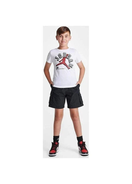 Футболка дитяча Jordan Varsity Jumpman Graphic T- Shirt Black (85C612-023) — фото 7