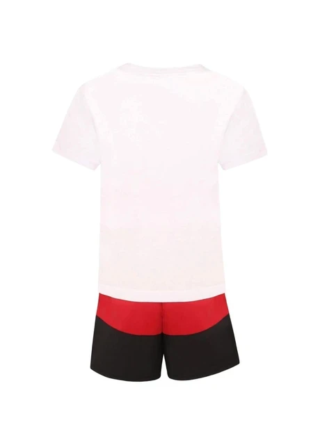 Спортивний костюм дитячий Jordan 2-Piece Stacked Mixed Set White/Red (85D767-R78) — фото 4