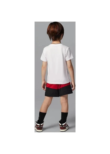 Спортивний костюм дитячий Jordan 2-Piece Stacked Mixed Set White/Red (85D767-R78) — фото 6