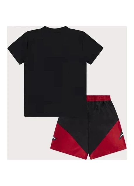 Спортивний костюм дитячий Jordan Stacked Short Preschool Lifestyle Matching Set Black (85D768-023) — фото 3