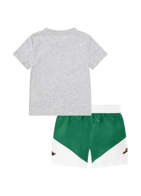 Спортивний костюм дитячий Jordan Stacked Play Short Grey/Green (85D768-E1P) — фото 4