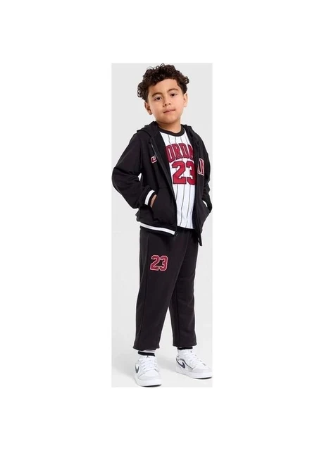 Спортивний костюм дитячий Jordan Tracksuit Black/White (85F275-023) — фото 5