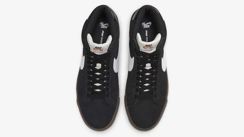 Кросівки унісекс Nike Sb Zoom Blazer Mid Black (864349-010) — фото 4