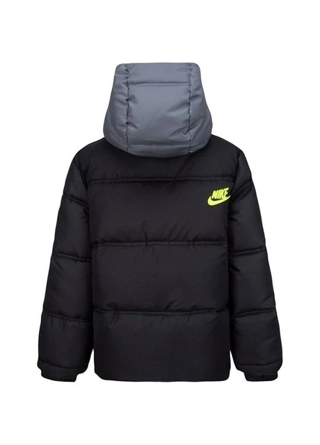 Куртка дитяча Nike Colorblock Puffer Black/Grey (86K910-023) — фото 4