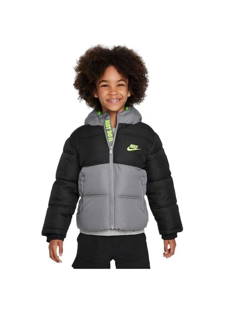 Куртка дитяча Nike Colorblock Puffer Black/Grey (86K910-023) — фото 5