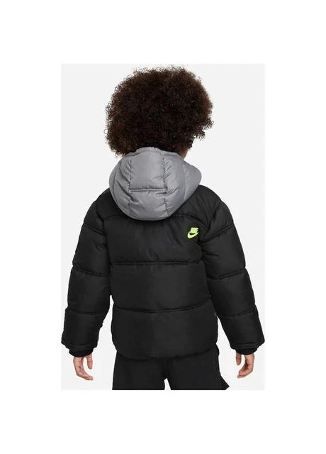 Куртка дитяча Nike Colorblock Puffer Black/Grey (86K910-023) — фото 6