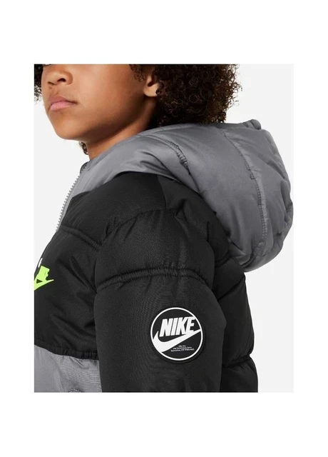 Куртка дитяча Nike Colorblock Puffer Black/Grey (86K910-023) — фото 8