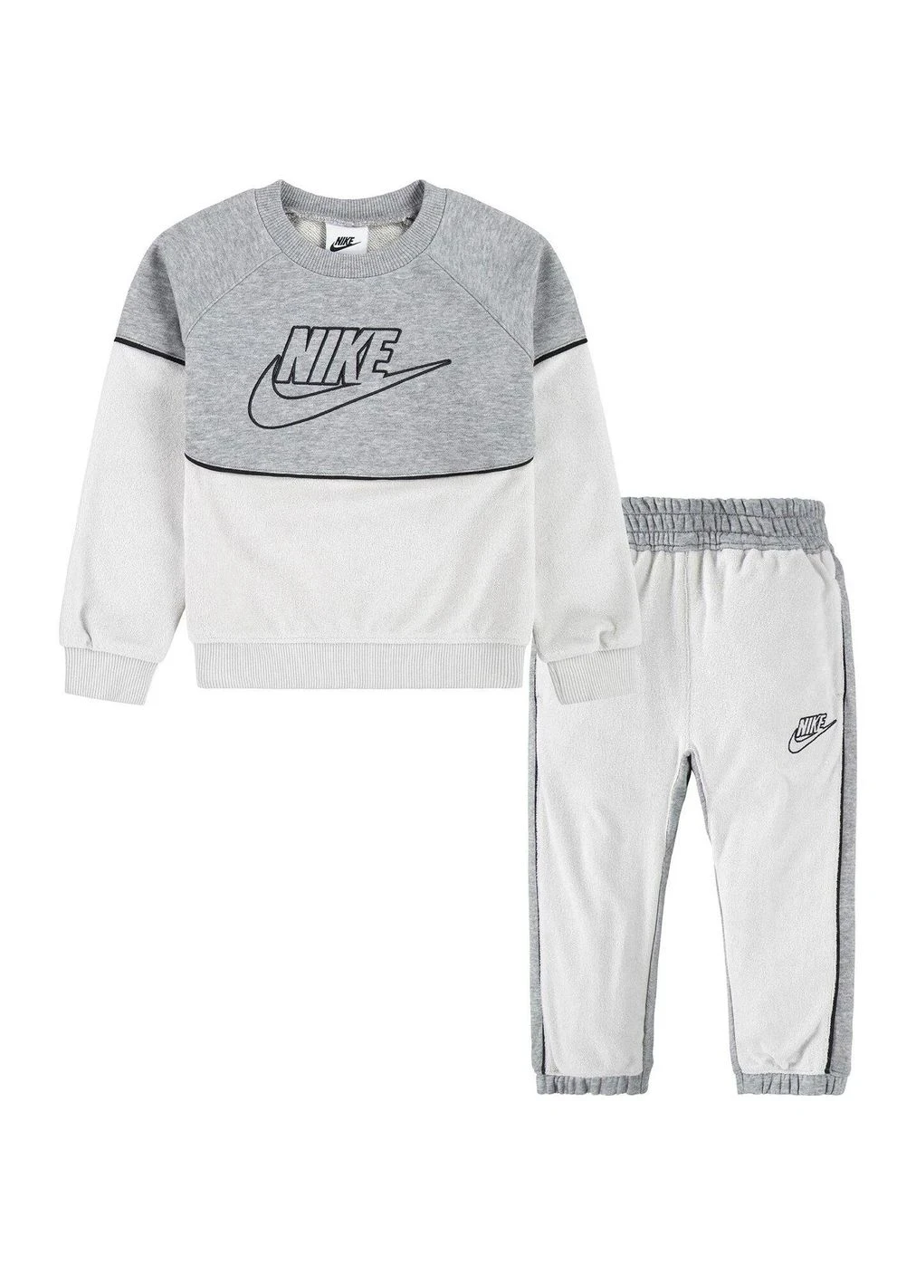 Спортивний костюм дитячий Nike Sportswear Amplify French Terry Crew Set (86L198-042) — фото 1