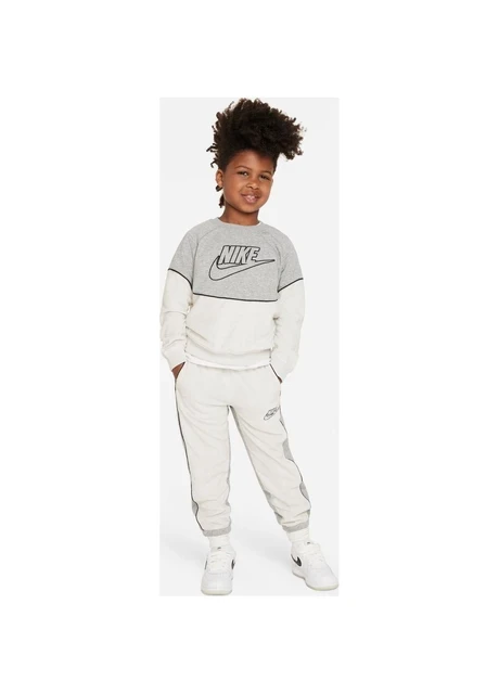 Спортивний костюм дитячий Nike Sportswear Amplify French Terry Crew Set (86L198-042) — фото 4