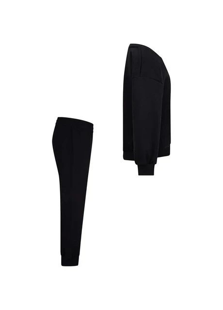 Спортивний костюм дитячий Nike Essential Fleece Crew Black (86M188-023) — фото 5
