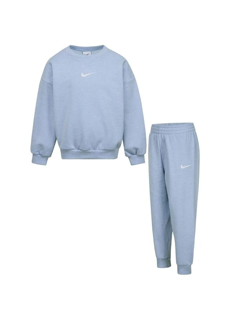 Спортивний костюм дитячий Nike Essential Fleece Crew Light Blue (86M188-BG6) — фото 1