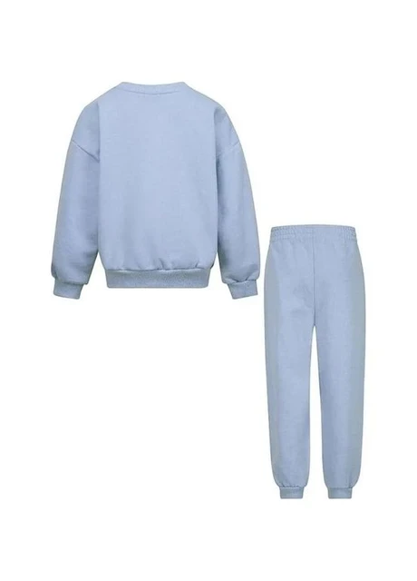 Спортивний костюм дитячий Nike Essential Fleece Crew Light Blue (86M188-BG6) — фото 4