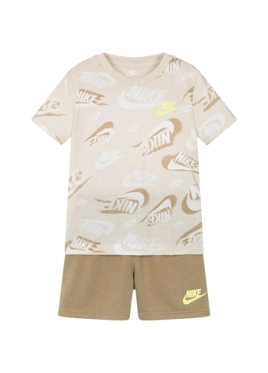 Спортивний костюм дитячий Sportswear On The Move Aop Beige (86M723-X3E) — фото 1