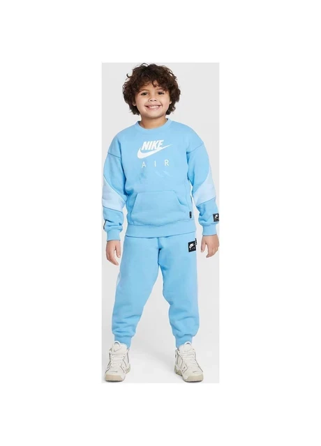 Спортивний костюм дитячий Nike Sportswear Air Fleece Light Blue (86M846-B9F) — фото 4