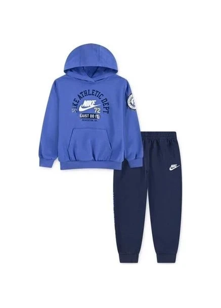 Спортивний костюм дитячий Nike Nkb B Nsw Pe Ft Po Blue (86N227-U90) — фото 1