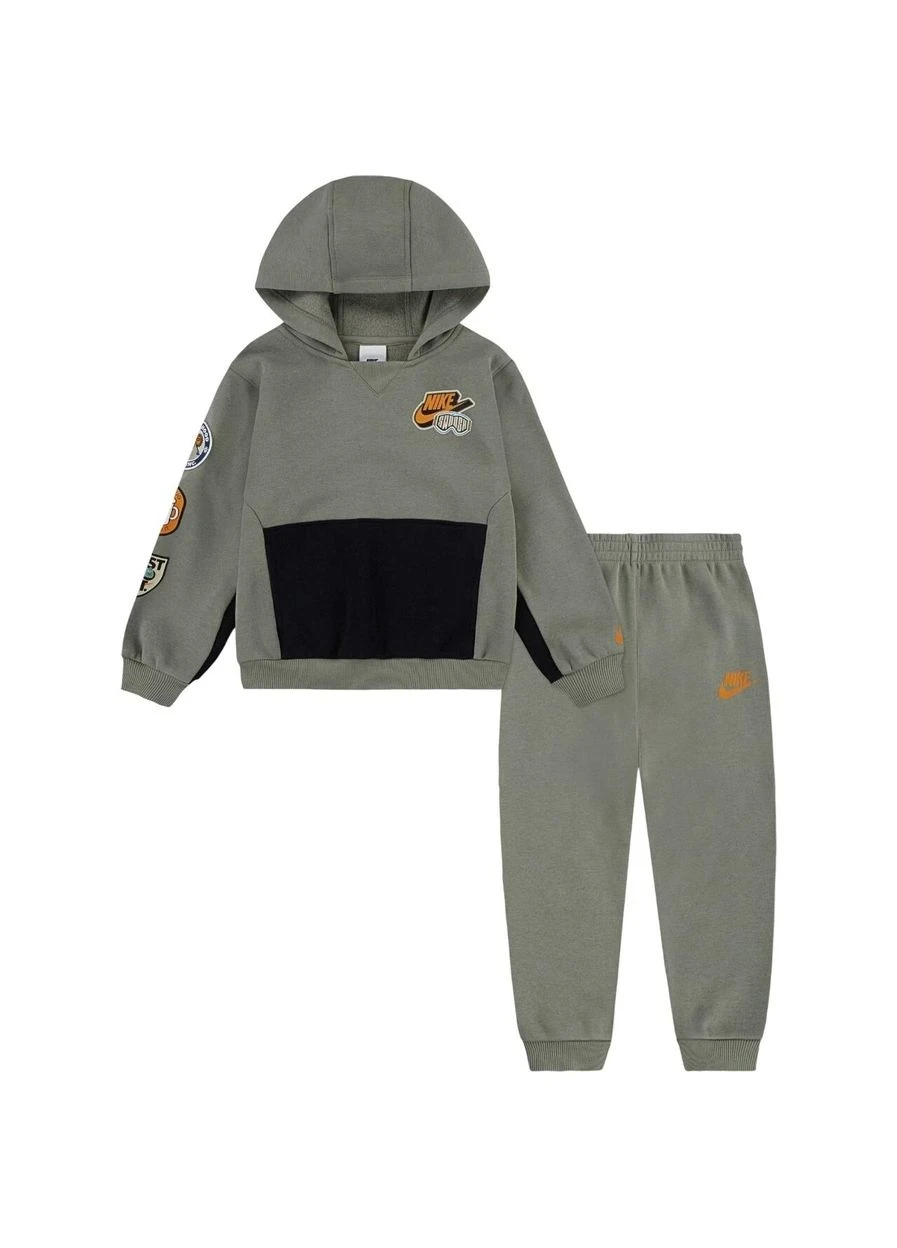 Спортивний костюм дитячий Nike Fleece Pullover Set Olive (86N496-E1S) — фото 1