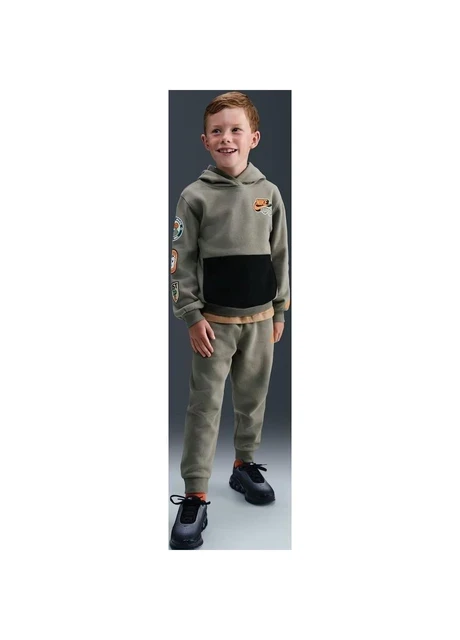 Спортивний костюм дитячий Nike Fleece Pullover Set Olive (86N496-E1S) — фото 9