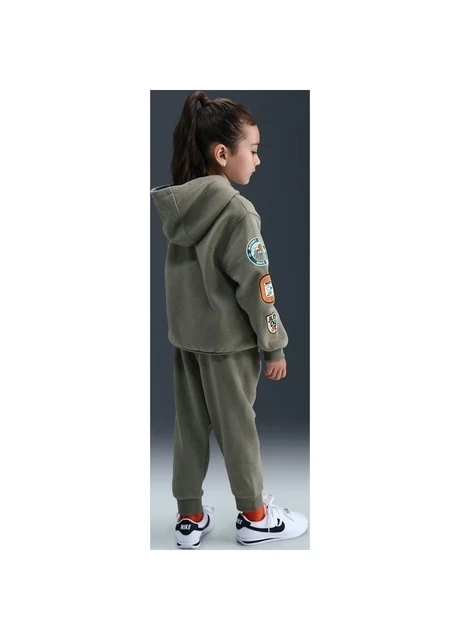 Спортивний костюм дитячий Nike Fleece Pullover Set Olive (86N496-E1S) — фото 10