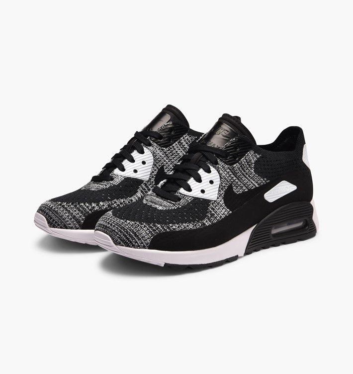 Nike Wmns Air Max 90 Ultra 2.0 Flyknit 'Black' — фото 3