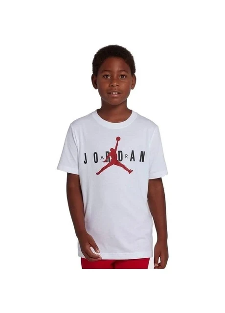 Футболка дитяча Jordan Brand Tee 5 White (8U5175-001) — фото 4
