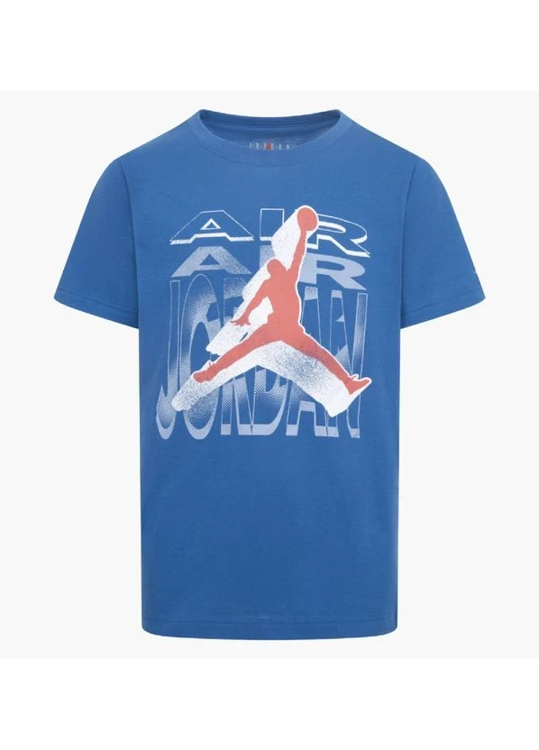 Футболка дитяча Jordan Air 2 3D Tee Blue (95C975-U1R) — фото 1