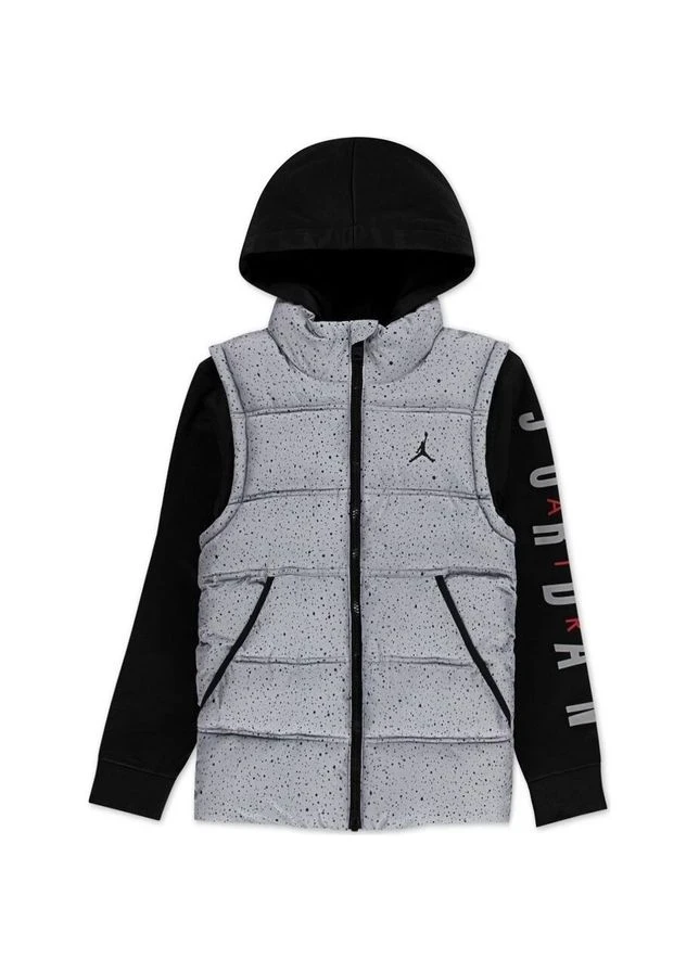 Куртка дитяча Jordan Jdb 2 Fer Jkt Black/Grey (95D191-GHJ) — фото 1