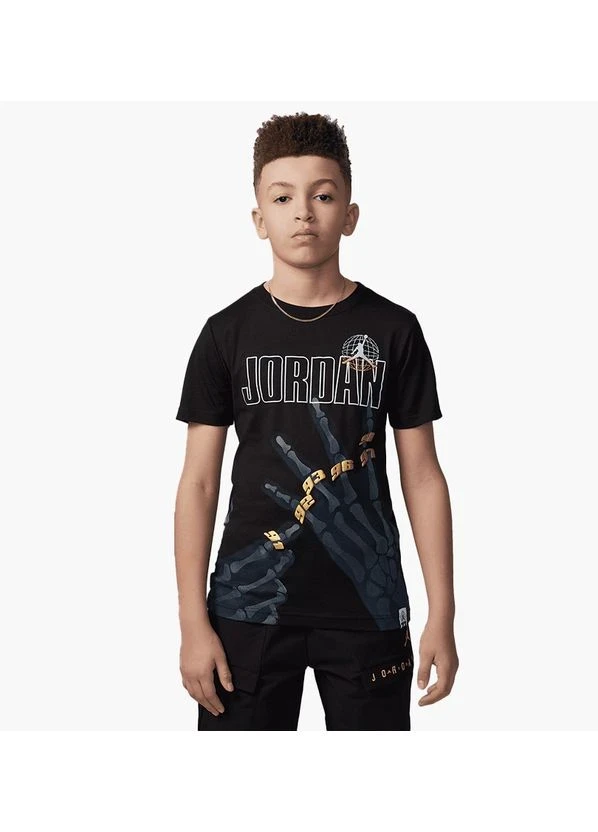 Футболка дитяча Jordan Big Roadtrip X-Ray T-Shirt Black (95D729-023) — фото 1