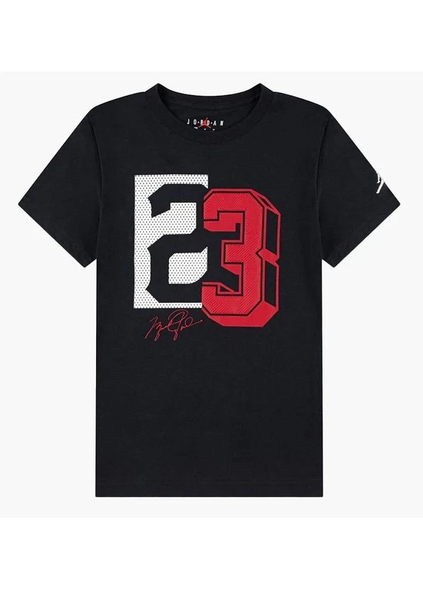 Футболка дитяча Jordan T-Shirt 23 Mesh Black (95D782-023) — фото 1