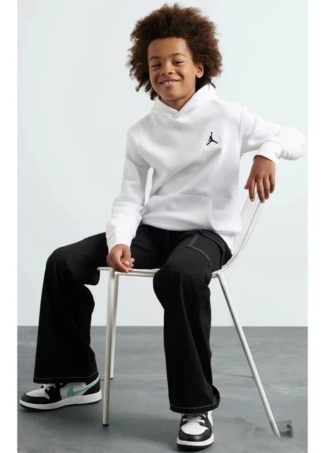 Спортивний костюм дитячий Jordan Brooklyn Fleece White (95F116-001) — фото 4