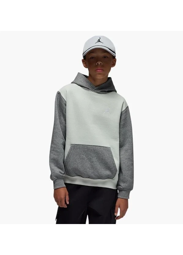 Светр дитячий Jordan Brooklyn Fleece Po Hoodie Grey (95F116-F40) — фото 1