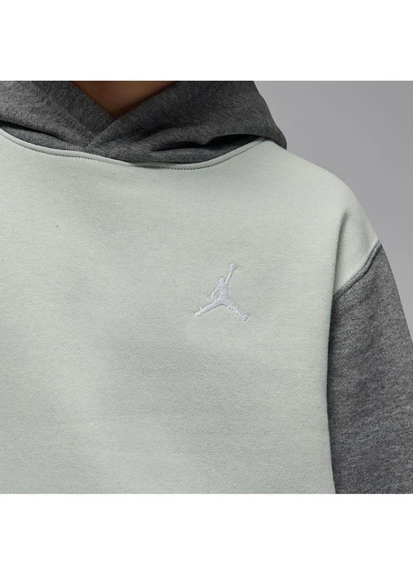 Светр дитячий Jordan Brooklyn Fleece Po Hoodie Grey (95F116-F40) — фото 5