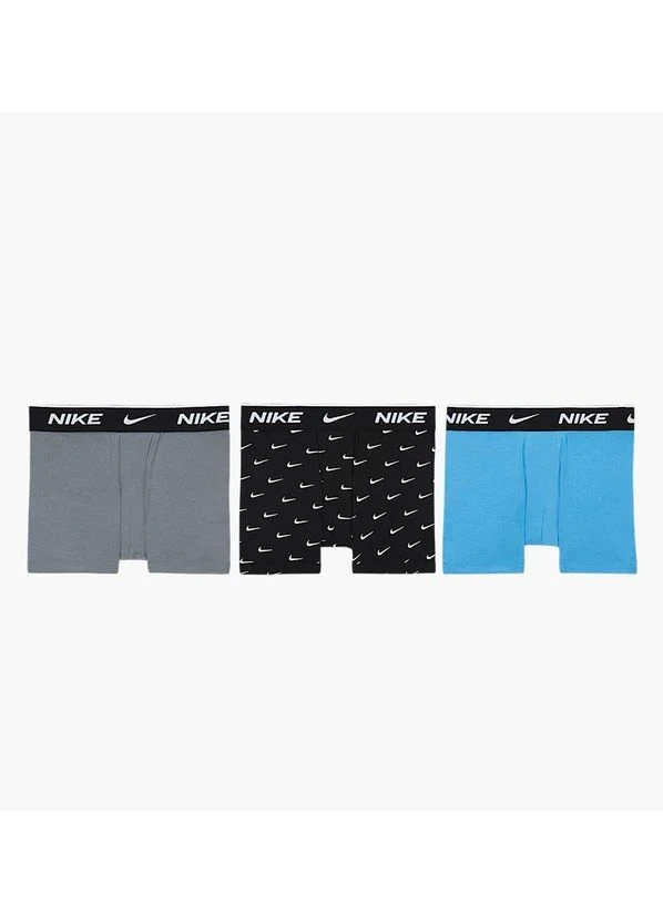 Труси-боксерки підліткові Nike Dri-Fit Essential Cotton Stretch Kids' 3-Pack Boxer Shorts (9N0847-F66) — фото 1