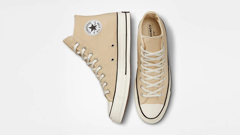 Кеди Converse Chuck Taylor Vintage 70 HI Oat Milk Egret Black — фото 5