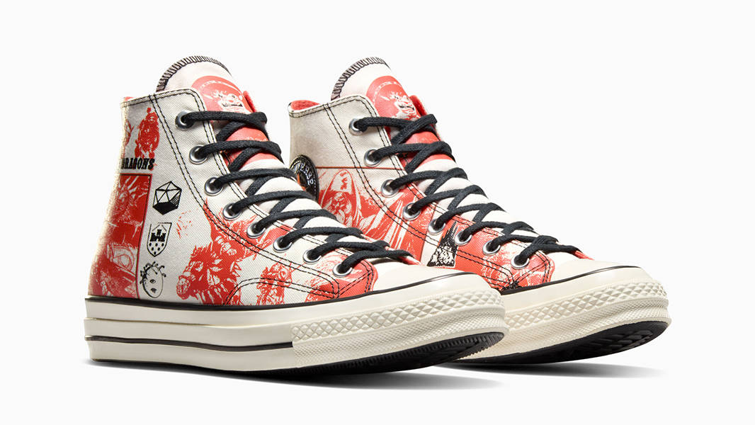 Кеди Converse Chuck Taylor Vintage 70 Dungeons Dragons HI Egret Black Multi — фото 4
