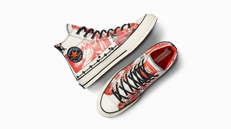 Кеди Converse Chuck Taylor Vintage 70 Dungeons Dragons HI Egret Black Multi — фото 5