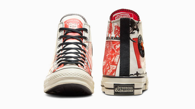Кеди Converse Chuck Taylor Vintage 70 Dungeons Dragons HI Egret Black Multi — фото 6