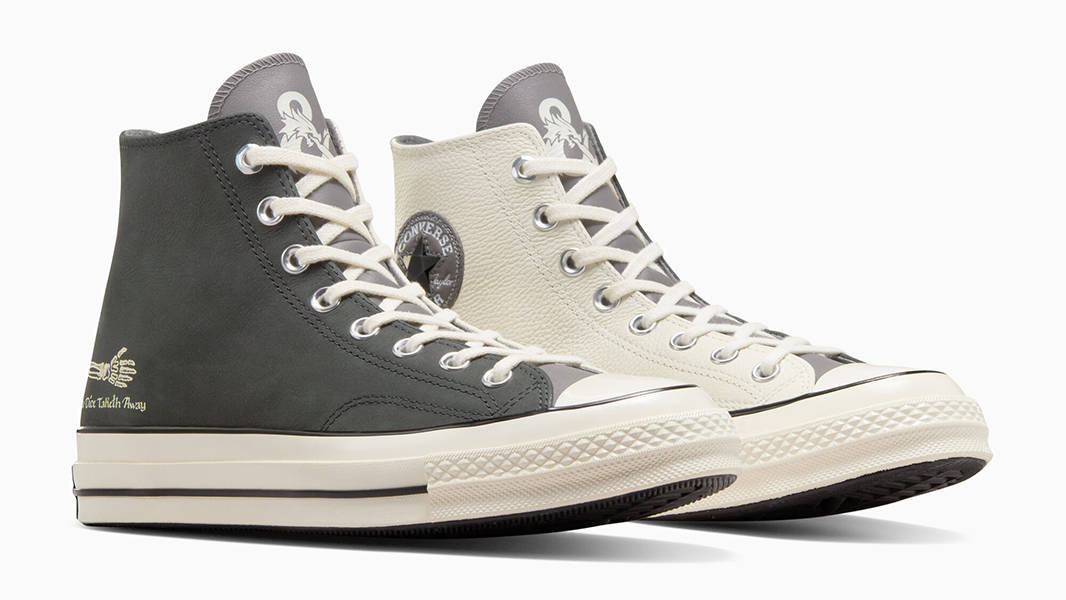Кеди Converse Chuck Taylor Vintage 70 Dungeons Dragons HI Black Egret Grey Leather — фото 4