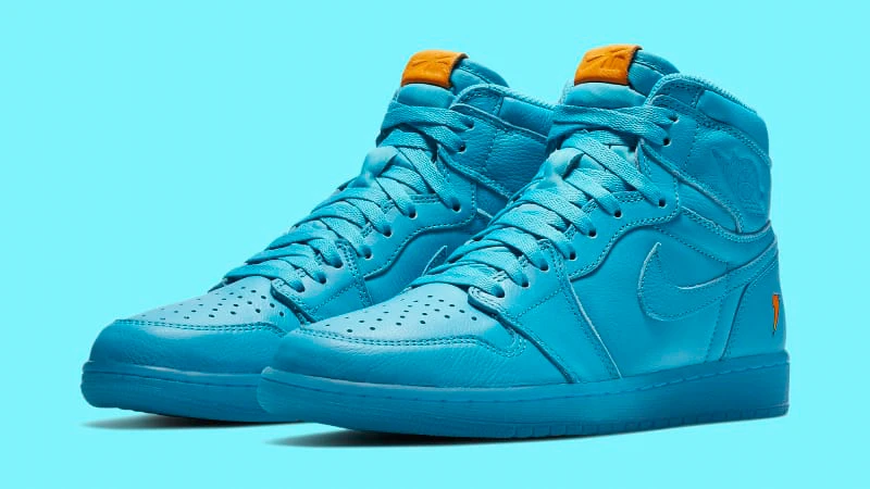 Кросівки Jordan 1 retro high og gatorade blue lagoon — фото 3