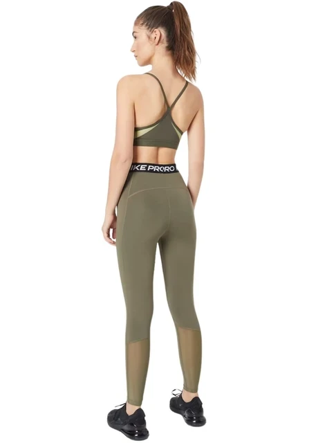 Лосіни жіночі Nike Pro Tights Khaki Olive (AO9968-222) — фото 5