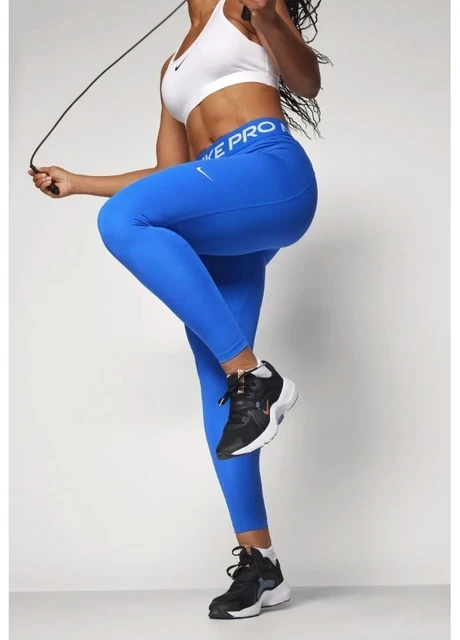 Лосіни жіночі Nike Pro Blue (AO9968-407) — фото 5