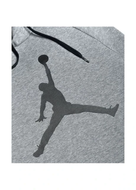 Бомбер чоловічий Jordan M J Jumpman Logo Flc Po (AV3145-091) — фото 5