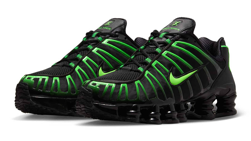 Кросівки Nike Shox TL Black Neon — фото 3