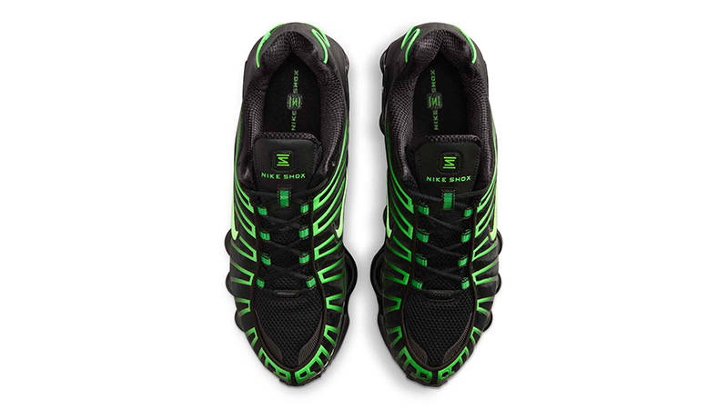 Кросівки Nike Shox TL Black Neon — фото 4