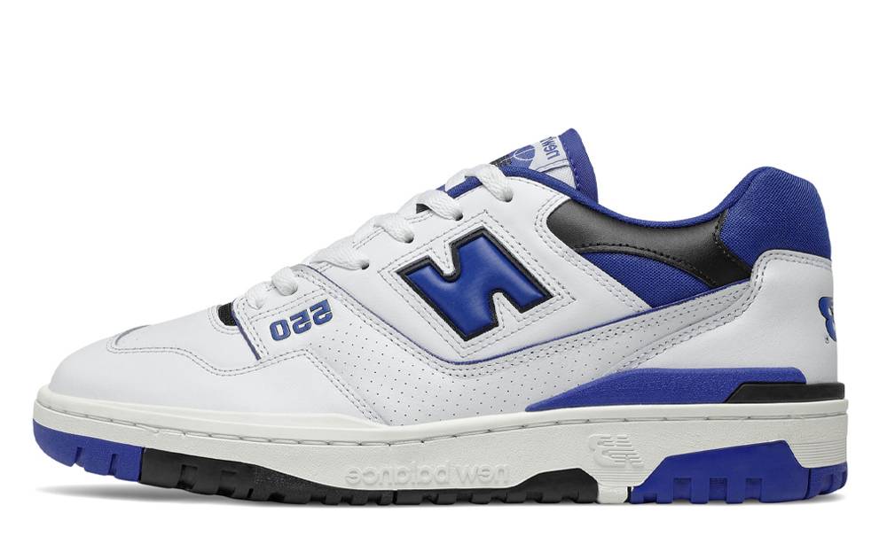 Кросівки чоловічі New Balance Lifestyle Comfort Sneakers White/Blue (BB550SN1) — фото 2